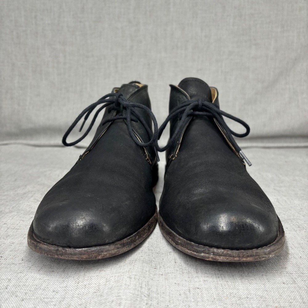 FRYE Phillip Chukka Boots‎ Black Leather Lace Up Business Shoes Men's Size 11 - Picture 4 of 13